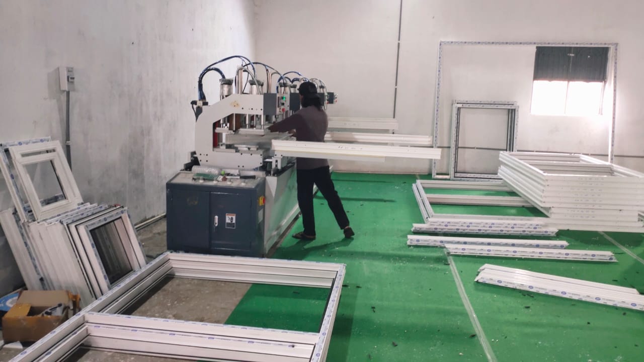 AALPHAUPVCTECH Window Manufacturing Machinery | Factory Setup